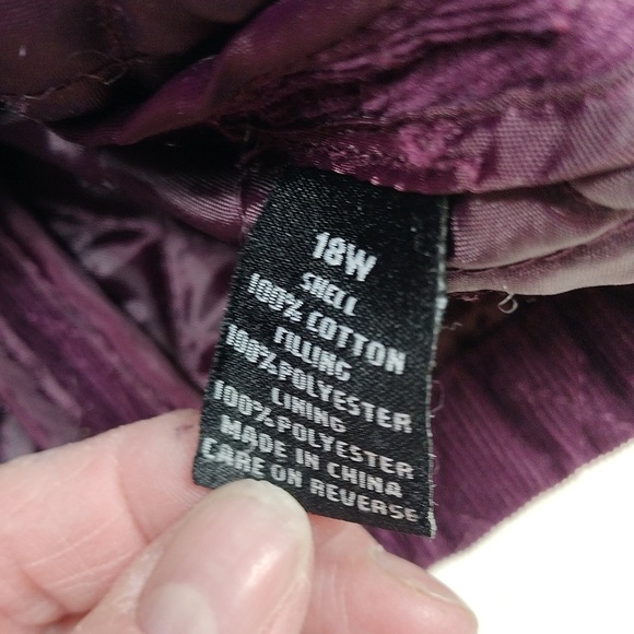 Briggs NY Quilted Women's Jacket Size 18W - Picture 5 of 11